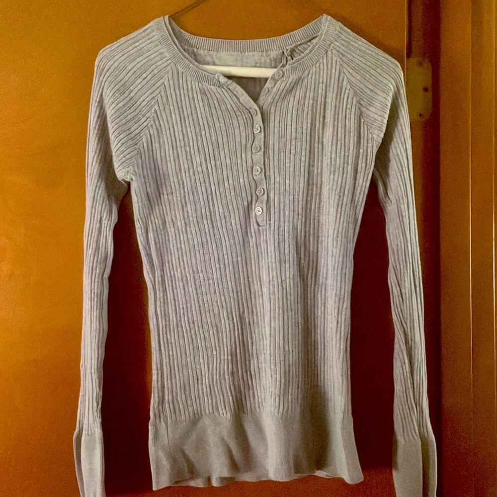 Button down sweater